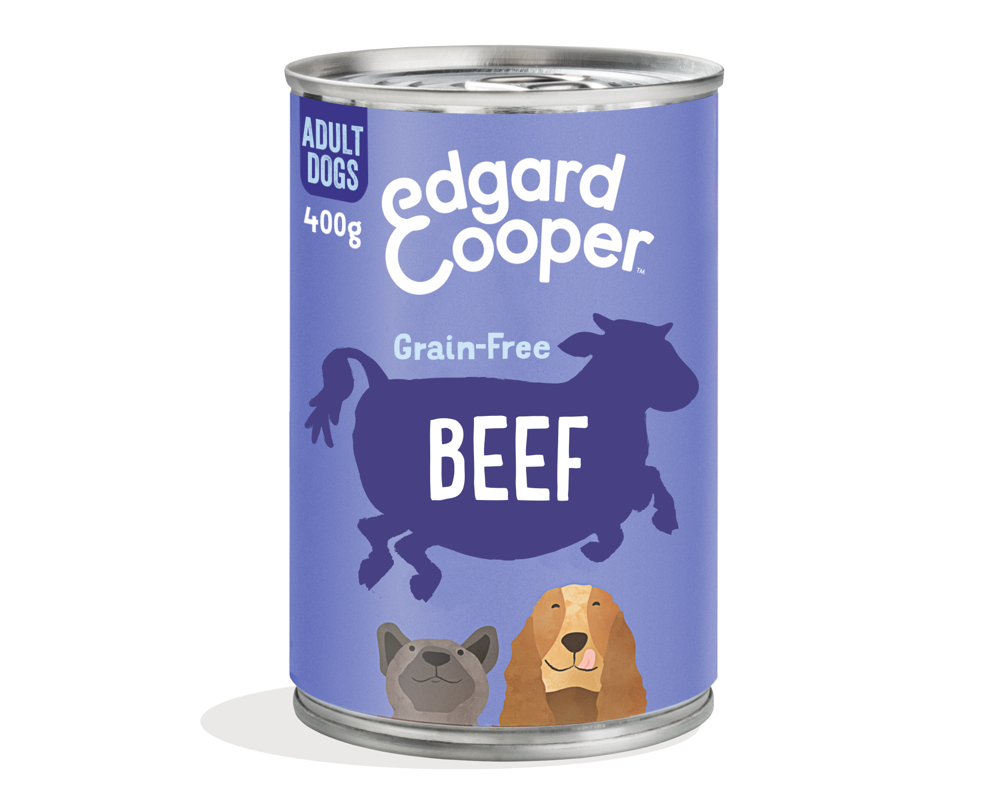 Edgard & Cooper Lata Paté Vacuno para Perros 400g