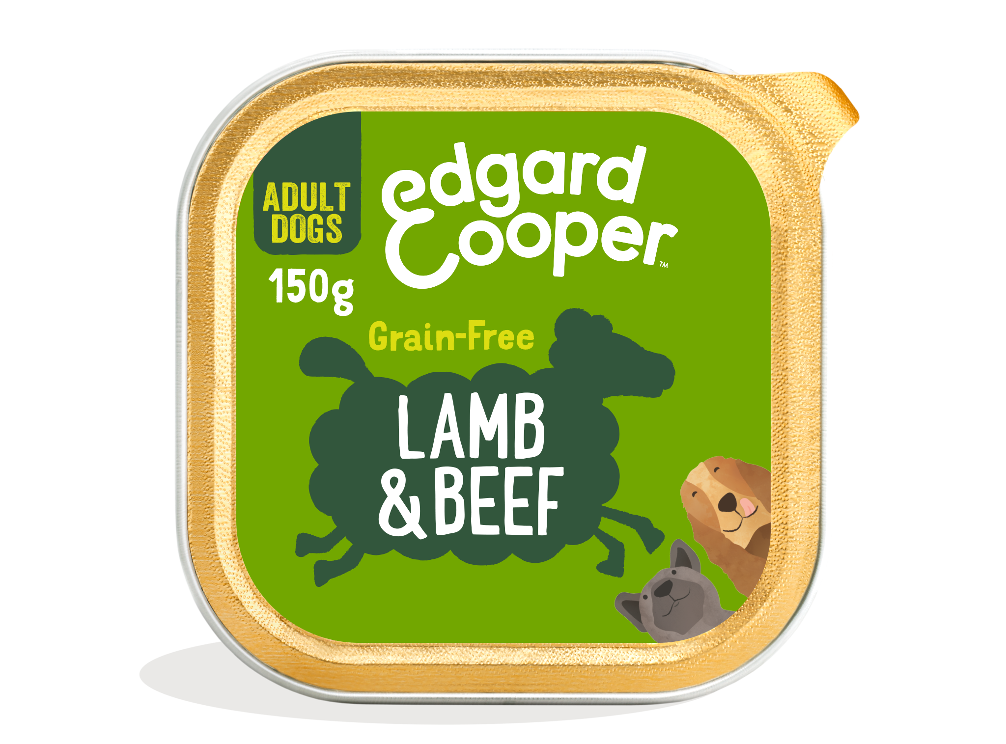 Edgard & Cooper Tarrina Paté Cordero y Vacuno para Perros 150g