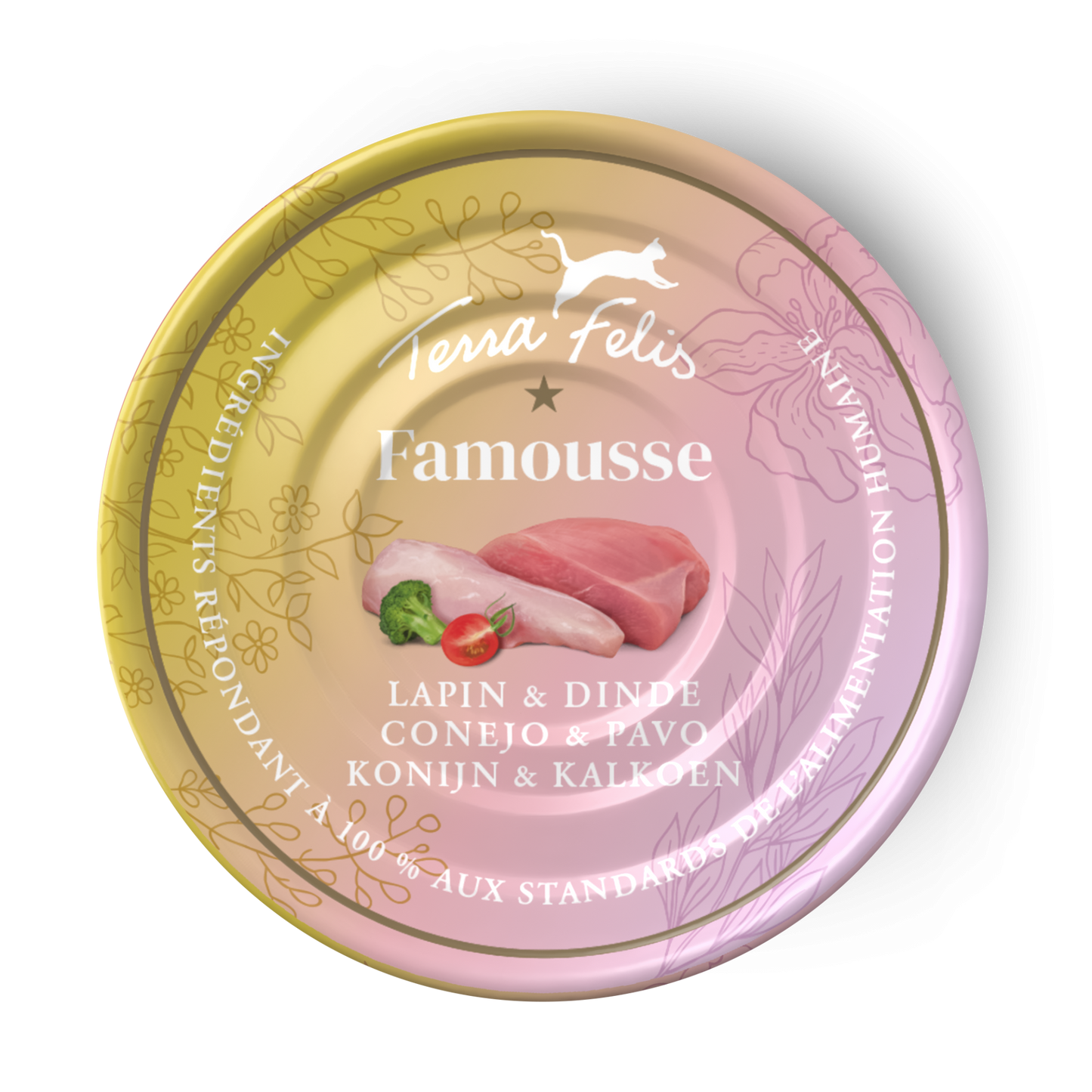 TERRA FELIS FAMOUSSE: Mousse de conejo y pavo sin cereales