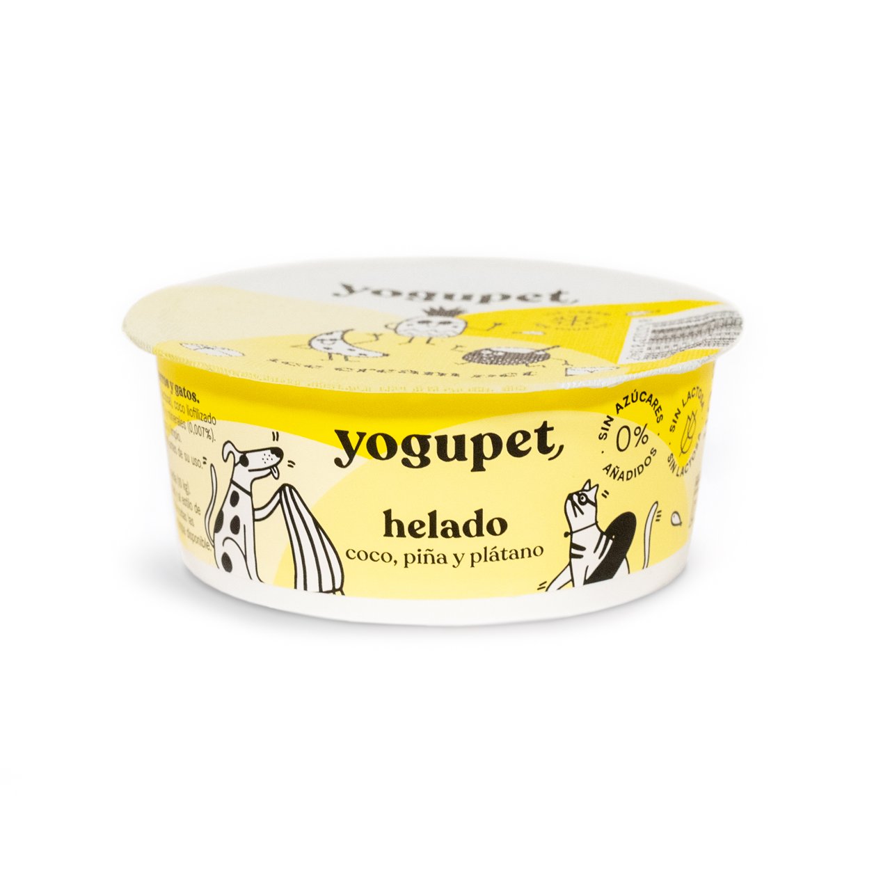Yogupet helado TROPICAL - Coco, Piña y Plátano 🌴 🥥🍍🍌