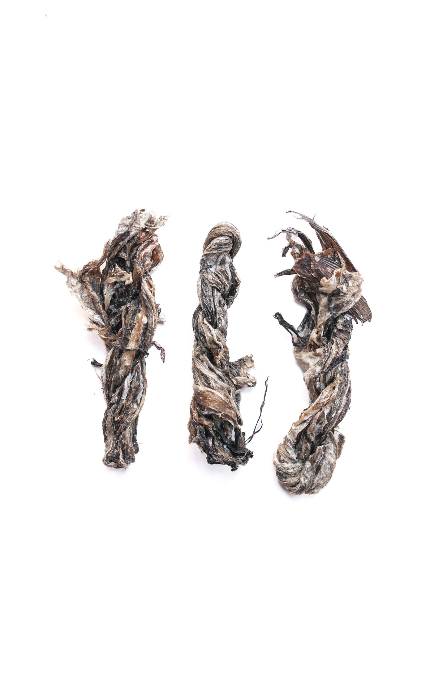 Trenzas de piel de bacalao