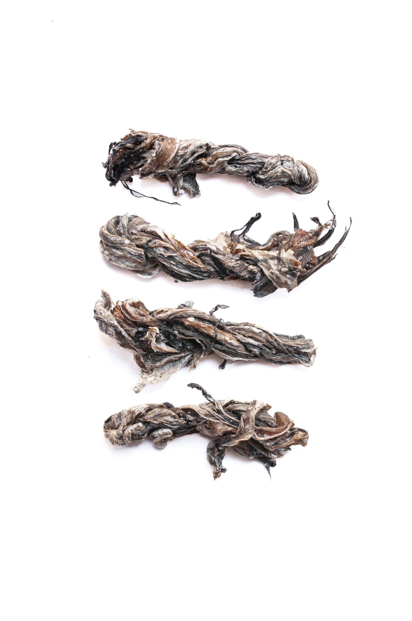 Trenzas de piel de bacalao