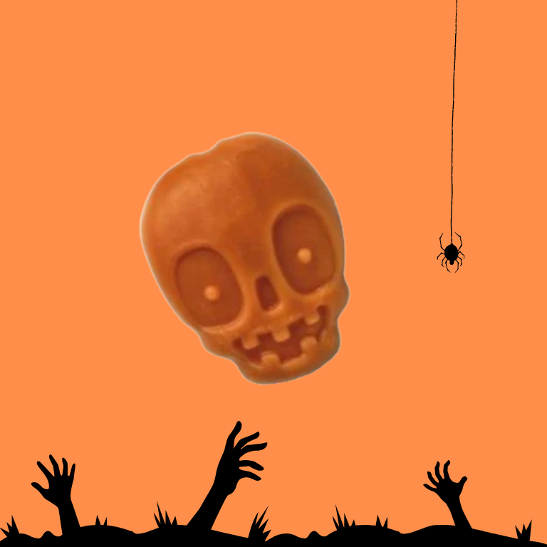 💀 Caveira de Festa - Snack Dentário de Halloween