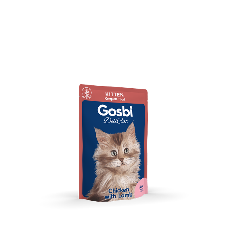 Gosbi | Delicat Kitten Chicken with Lamb | Pollo y Cordero para Gatitos | 70g
