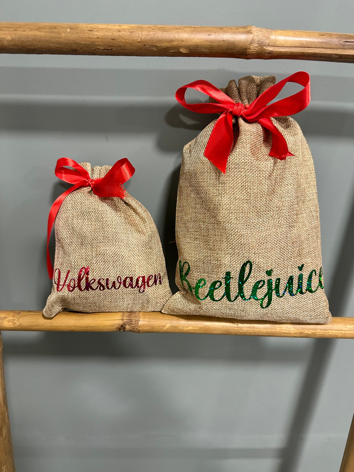 Bolsa regalo de Navidad personalizada