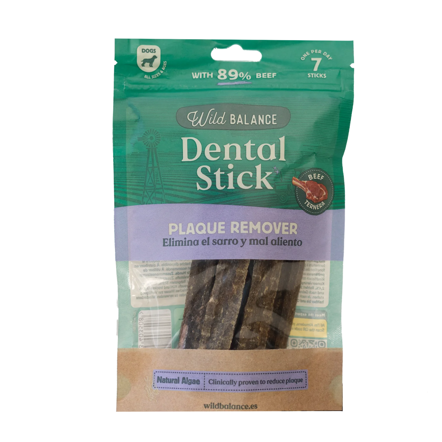 Palitos dentários de carne de bovino - Remove tártaro e placa bacteriana | Balanço Selvagem