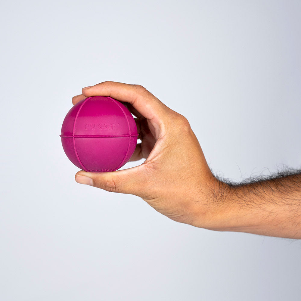 Dogball mediana Lila - RUCAN - Pelota para Perros Dureza Alta
