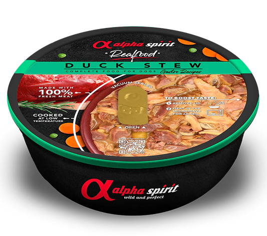 Alpha Spirit Ensopado de Pato para Cães 280 Gr