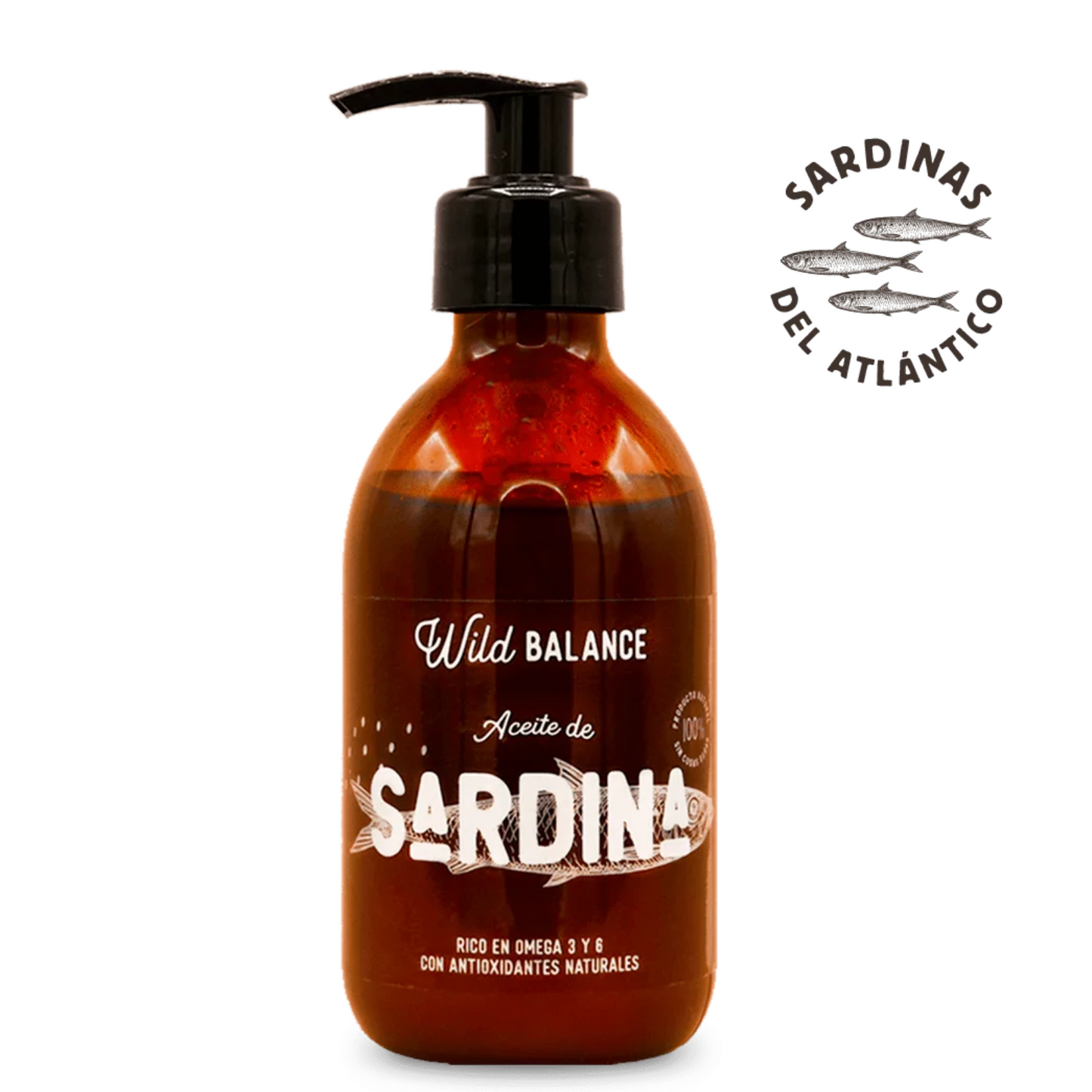 Óleo natural de sardinha - Wild Balance
