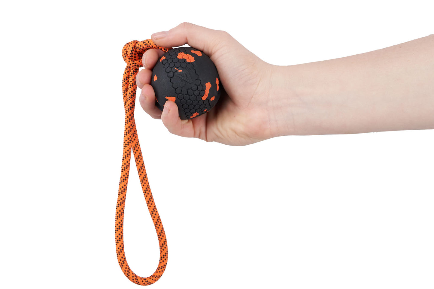 Bola com Corda | Borracha Natural | Brinquedos para Cães Non-Stop