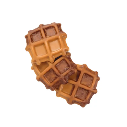 Waffle de frango e batata doce