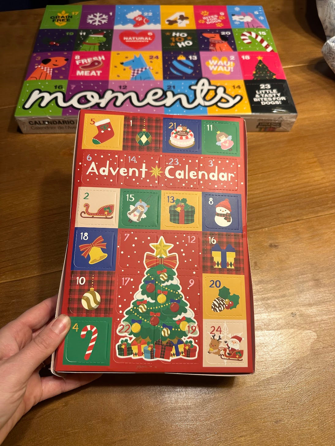 Calendario de Adviento DIY - Gratis con la compra de 2 packs de snacks 100% carne