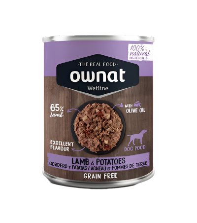Ownat: Cordeiro com batatas - OWNAT WETLINE Cordeiro com batatas 395g
