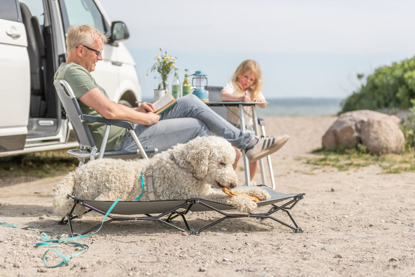 Piel de conejo con pelo XXL - 50cm