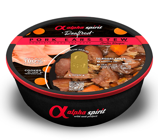 Alpha Spirit Estofado de Oreja de Cerdo para Perros 280 Gr