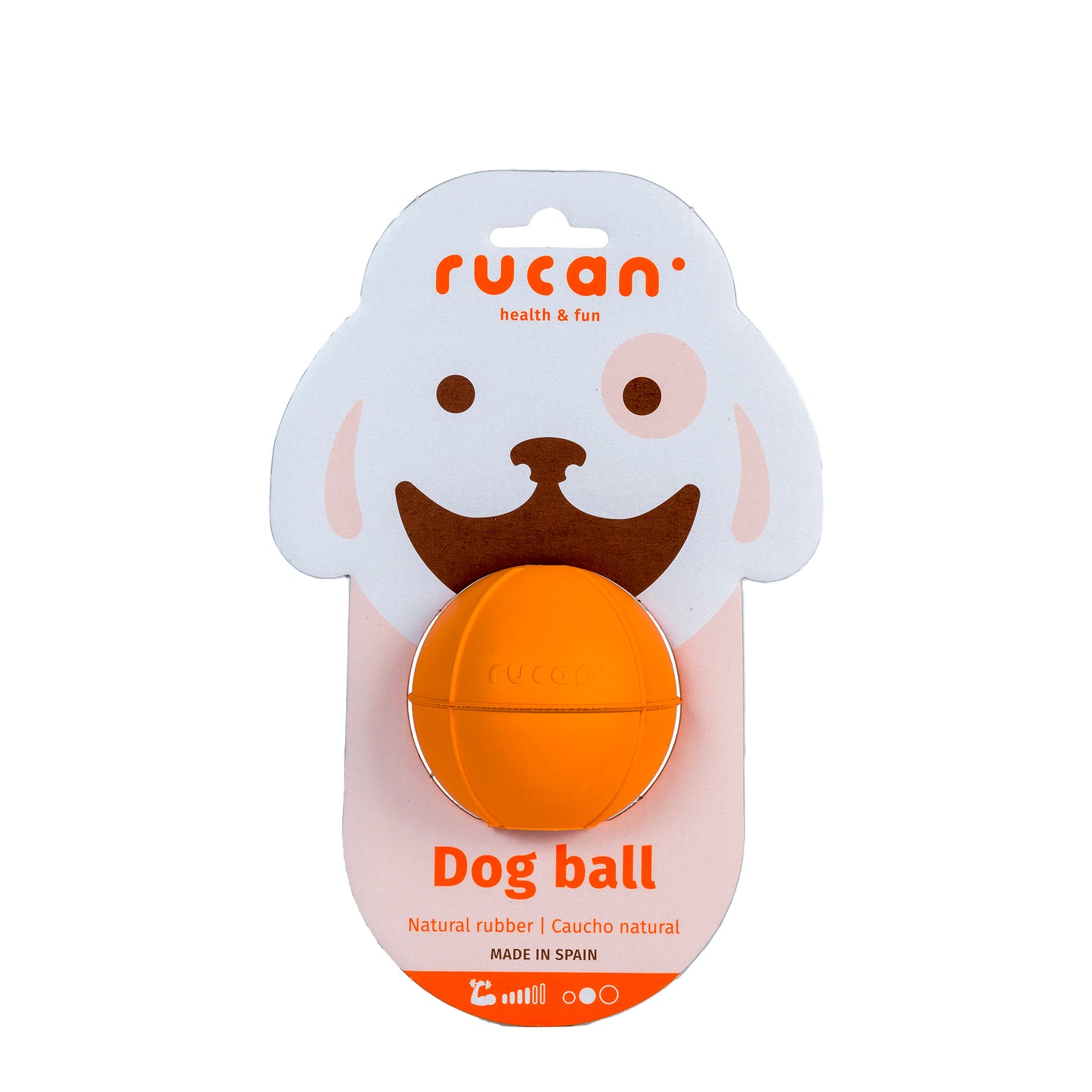 Pelota para Perros - Dogball mediana naranja - RUCAN