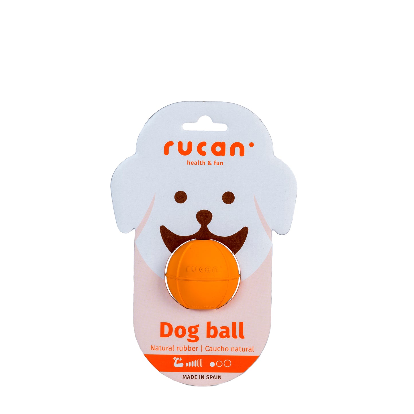 Pelota para Perros - Dogball pequeña naranja - RUCAN