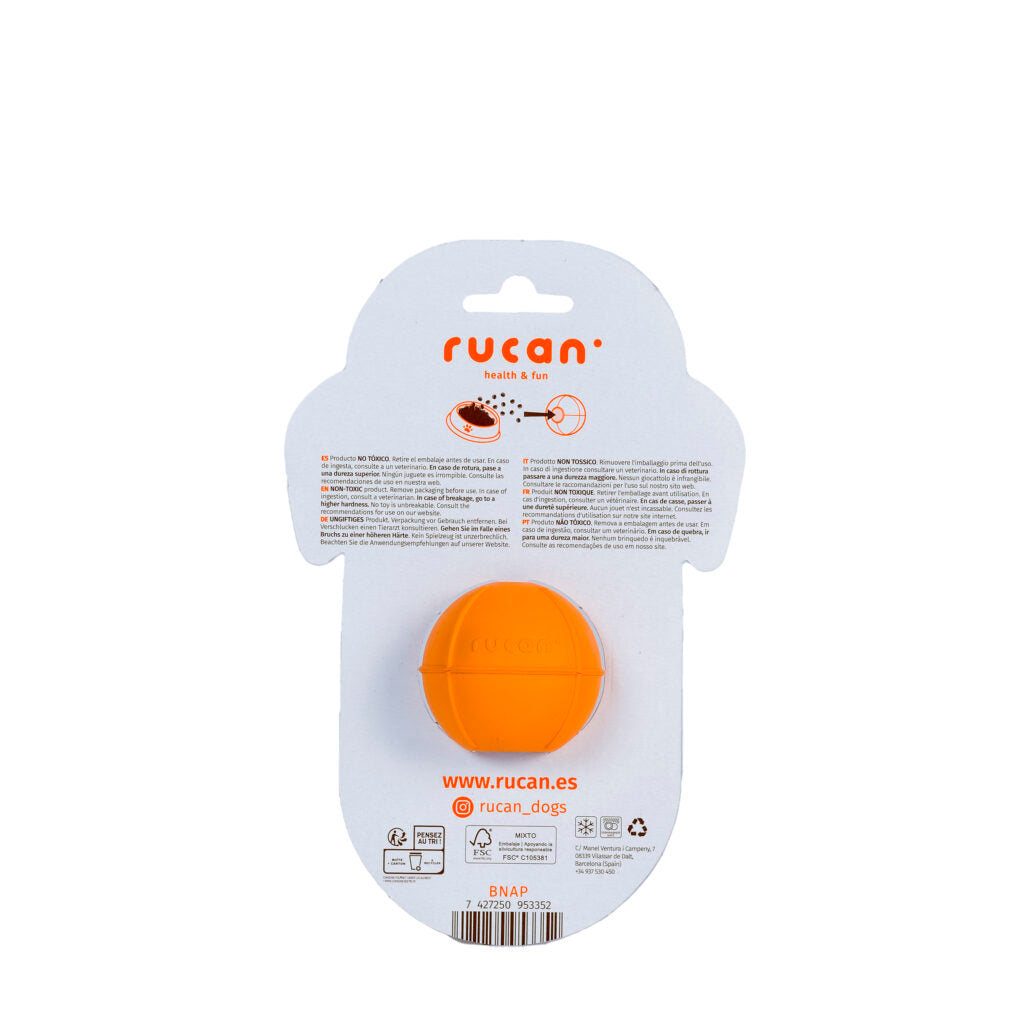 Pelota para Perros - Dogball pequeña naranja - RUCAN