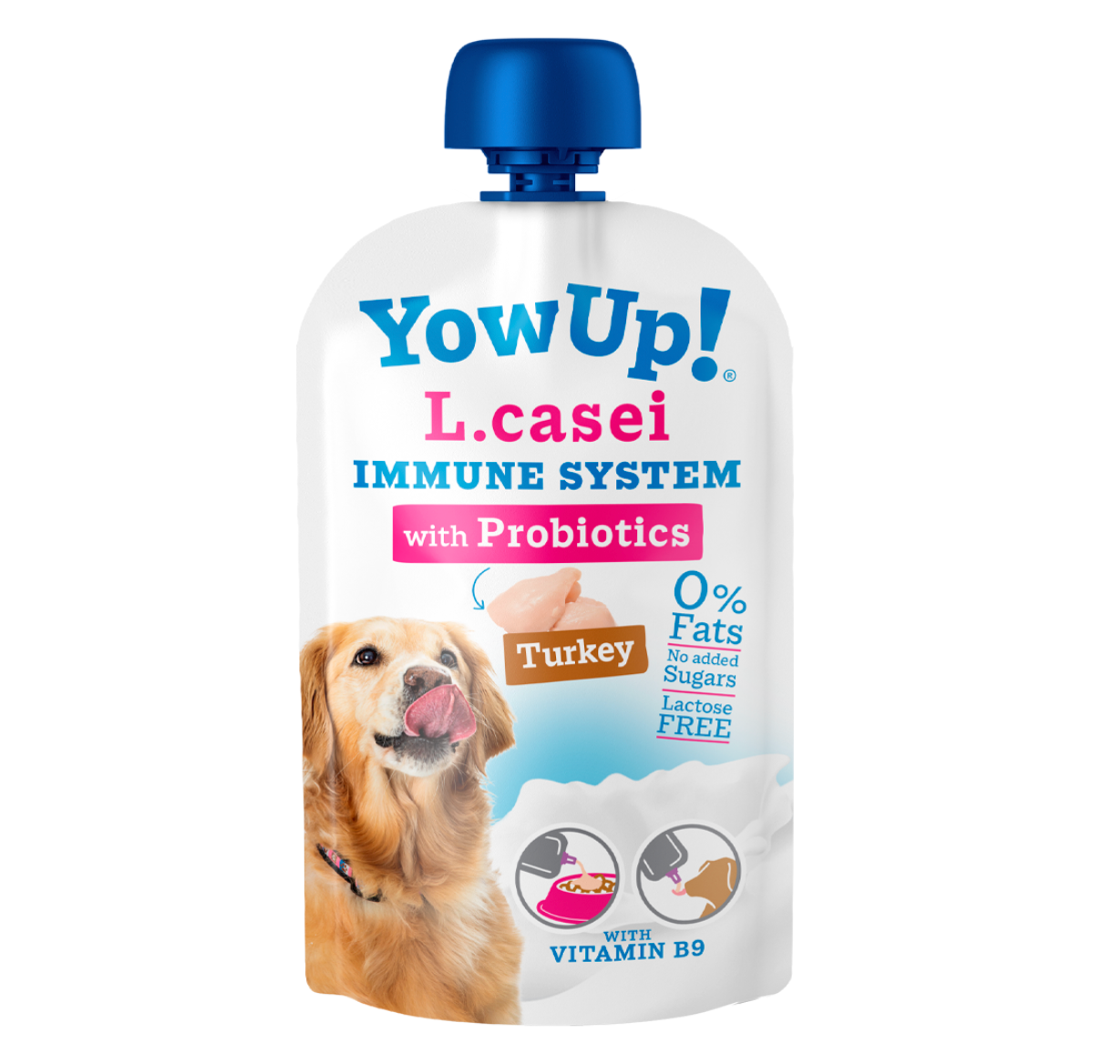 Yow Up! L Casei - Refuerza el Sistema Inmunitario - Yogur para Perros