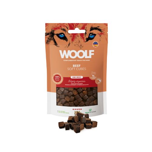 Snacks semi-húmidos Woolf - Carne - Snacks para cães