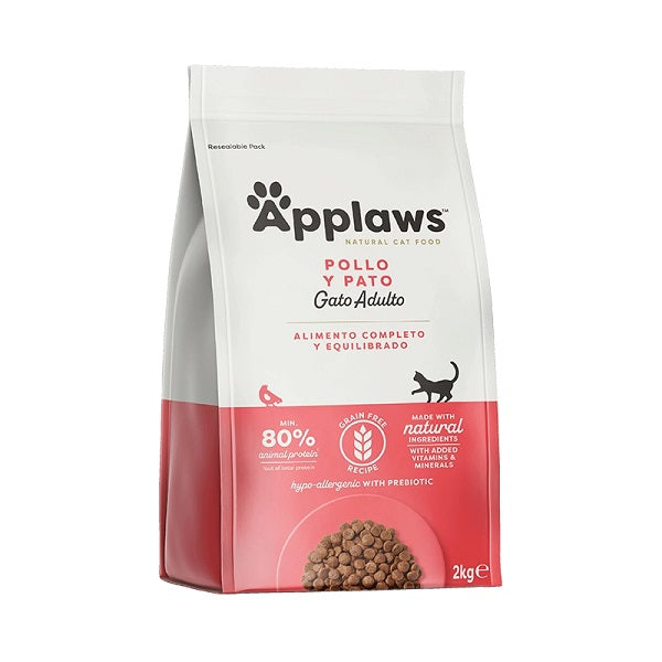 APPLAWS CAT DRY ADULTO POLLO Y PATO 2kg