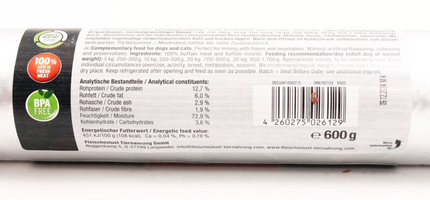 Salchicha 100% Búfalo - 600g