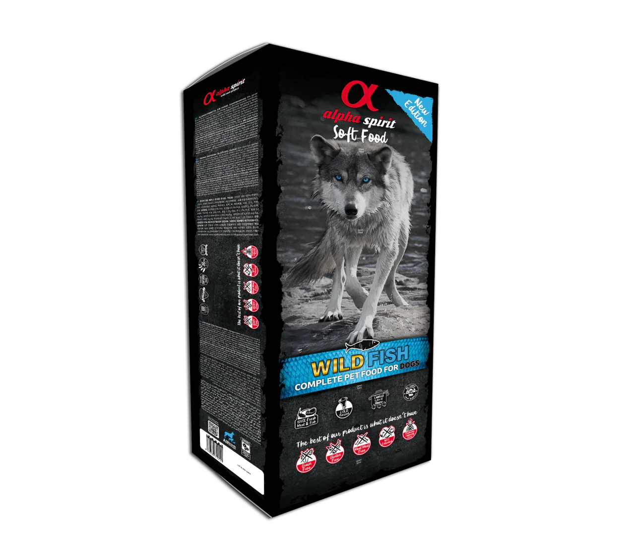 ALPHA SPIRIT SEMI-HÚMEDO WILD FISH | PIENSO NATURAL DE PESCADO PARA PERROS SIN CEREALES