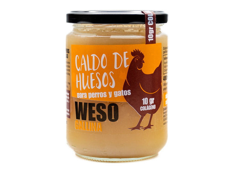 Caldo de huesos de gallina - 400ml - WESO