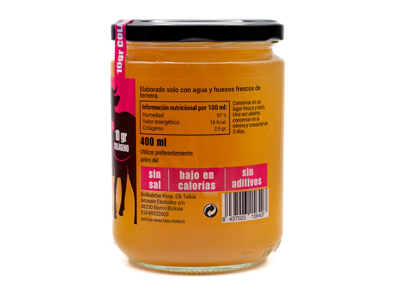 Caldo de huesos de ternera - 400ml - WESO