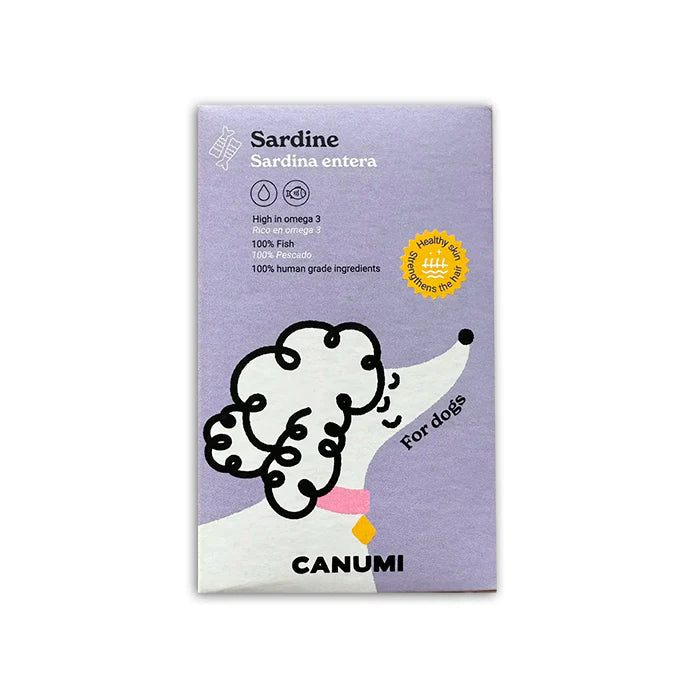 Sardinas al natural para perros - CANUMI