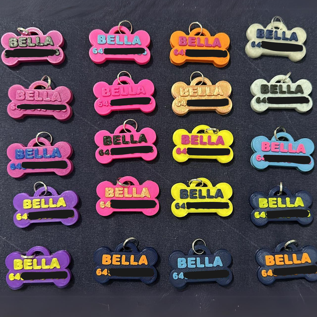 Chapa identificativa 2 colores - Abba