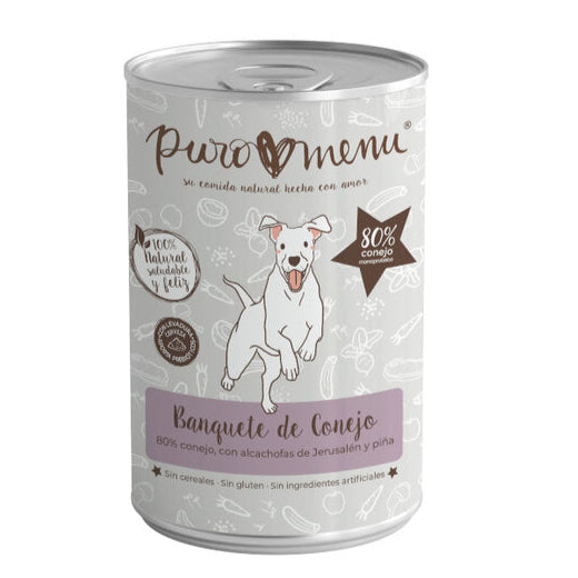 Puromenu: Banquete de Coelhos 🥩🍌 | Lata Completa e Monoproteica