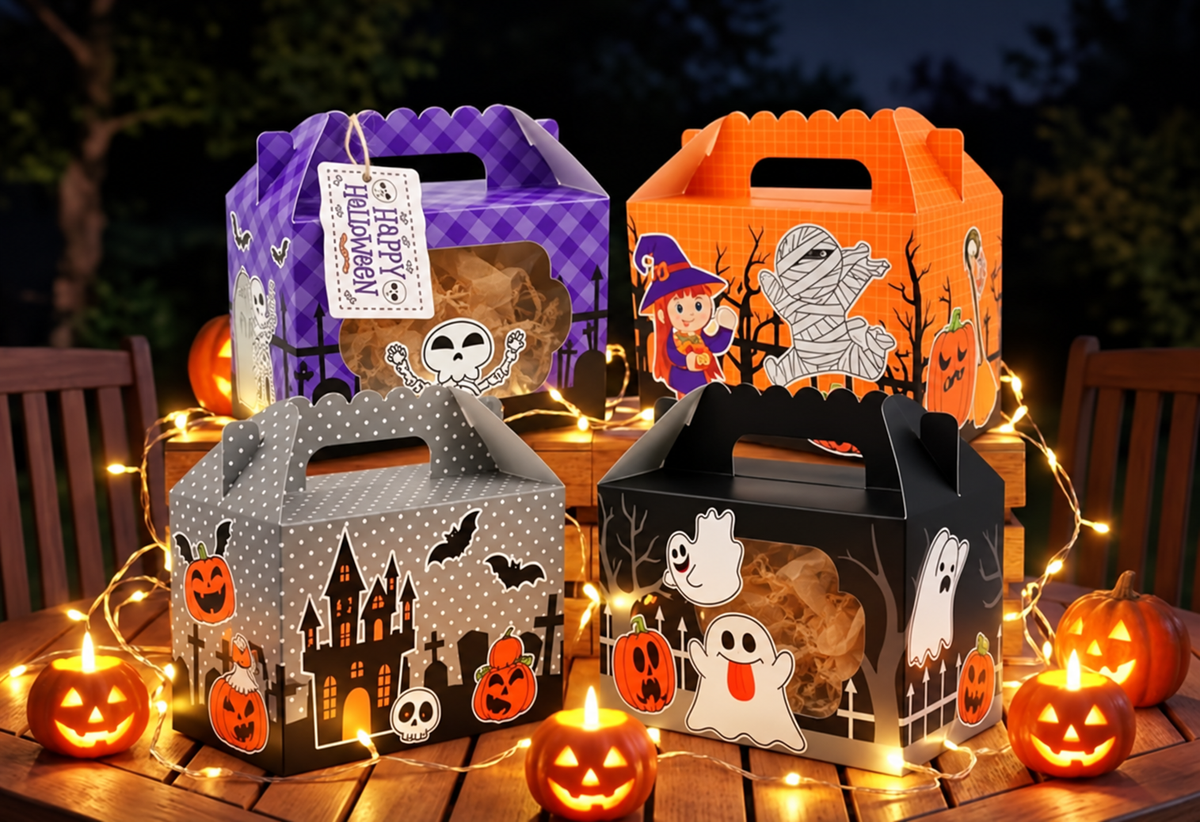 Caja Snacks y peluche Halloween