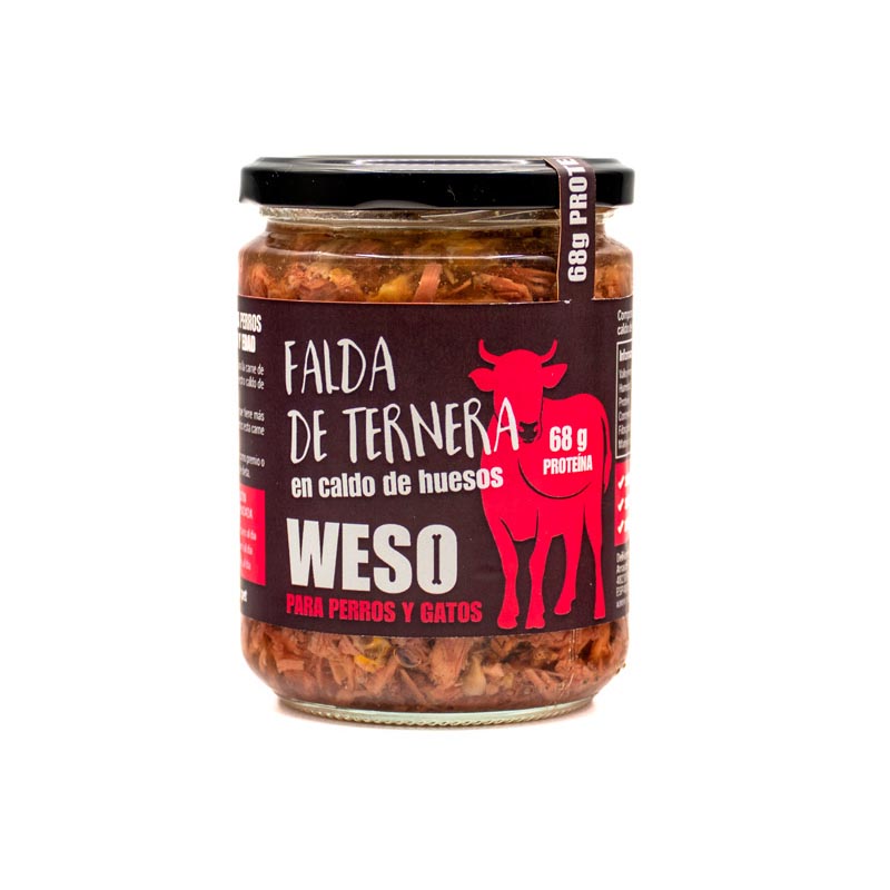 Peito de bovino em caldo de osso - 400g - WESO