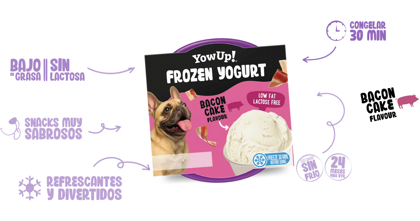 Helado de yogur sabor Bacon Cake 110 g | YowUp!