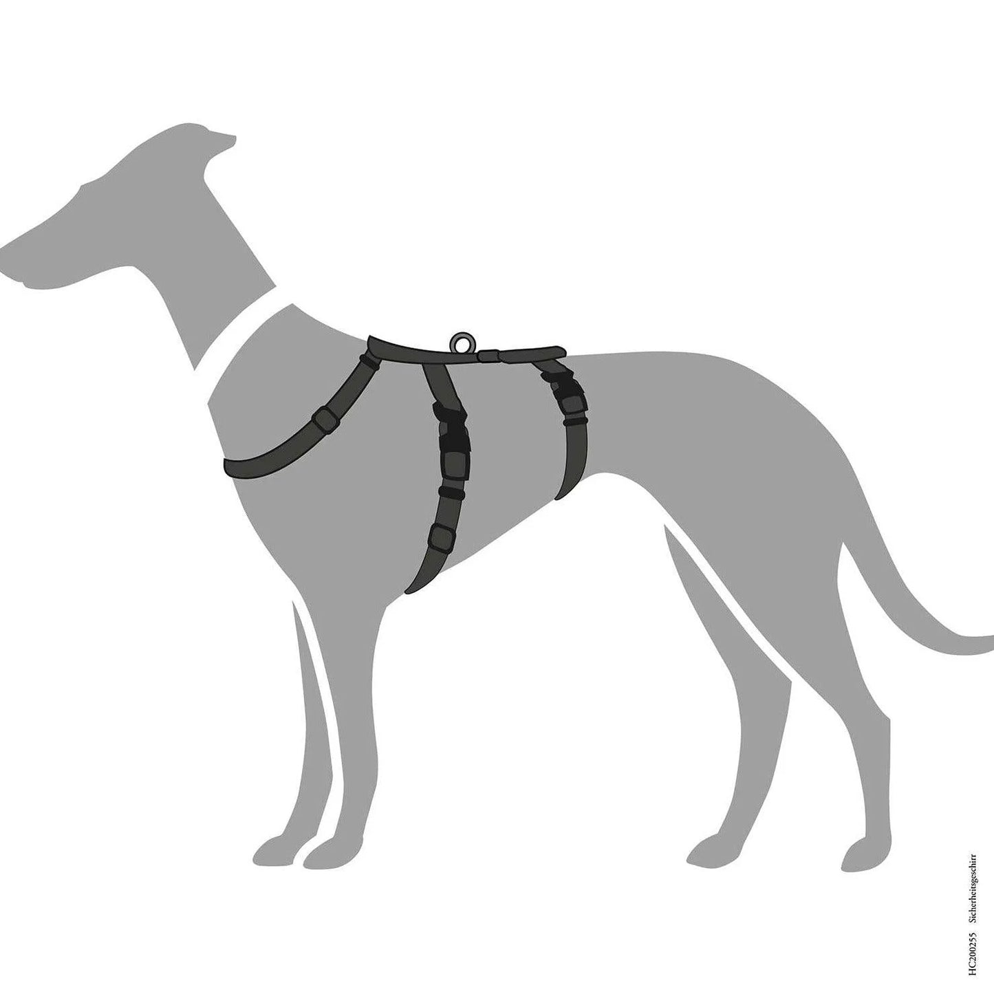 Arnés antiescape - arnés de 3 puntos - Hunter (especial perros escapistas)