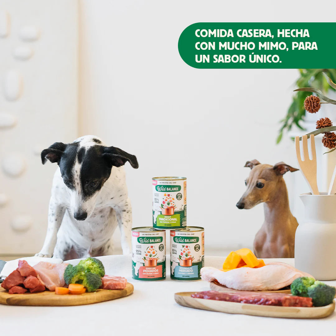 Lata de Pollo, Pavo y Ternera – Estofado de Mercado - Wild Balance