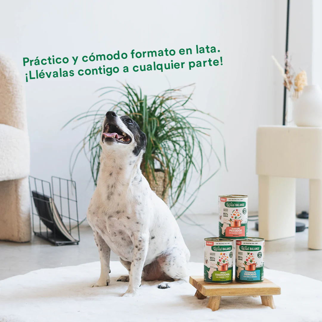 Lata de Pollo, Pavo y Ternera – Estofado de Mercado - Wild Balance