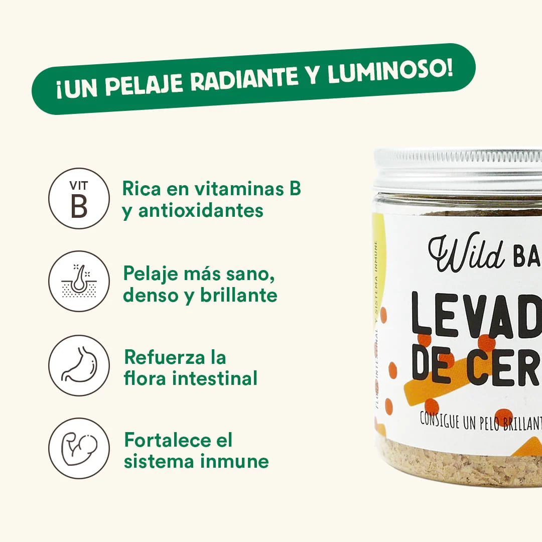 Levadura de cerveza en polvo - 90gr - Wild Balance