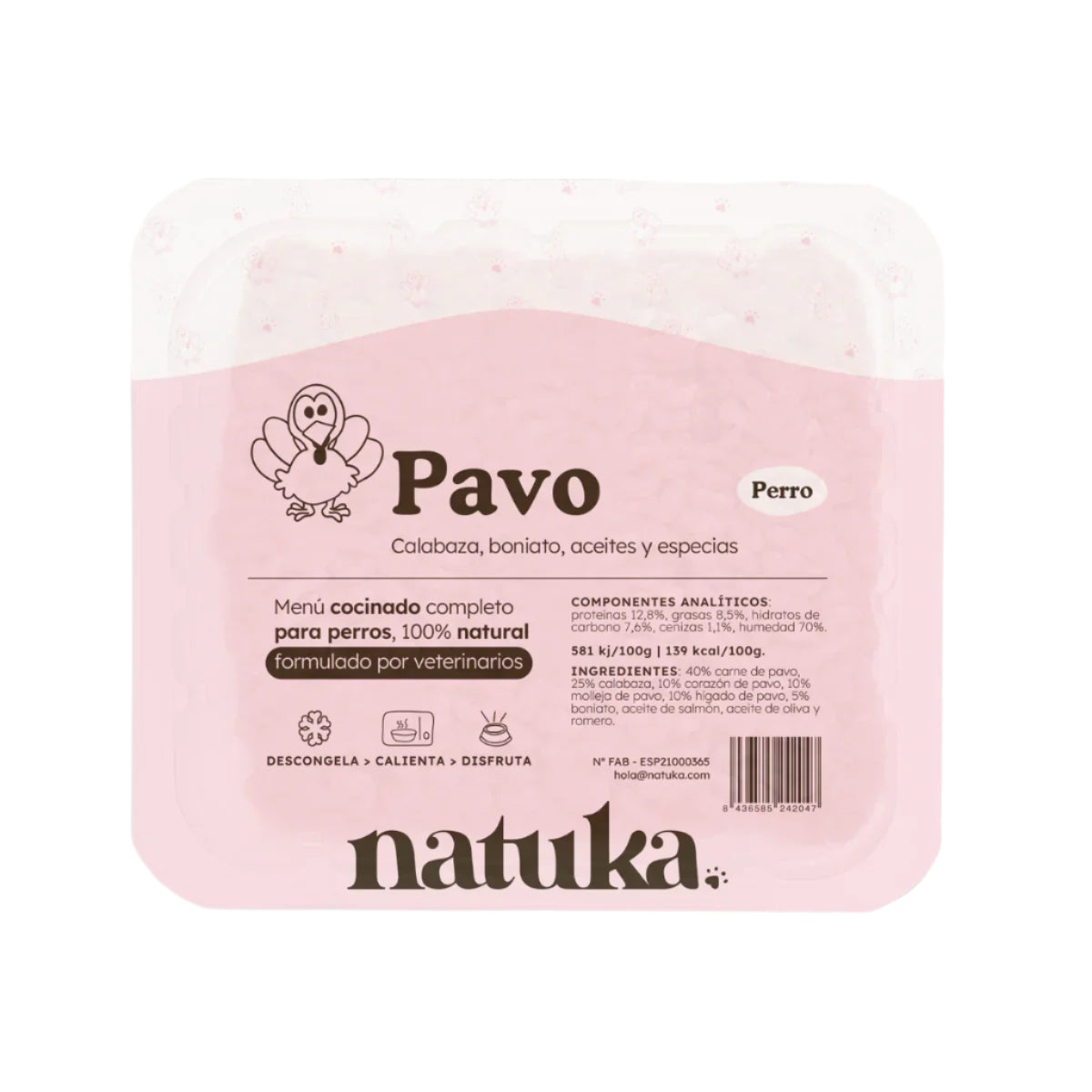 Natuka Cooked Food (Turquia) - Apenas para levantamento em loja - 500g
