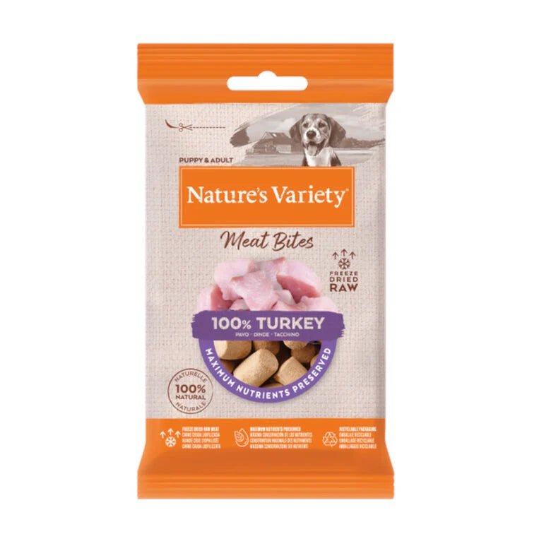 Freeze-Dried Turkey Dog Treats - Nature's Variety