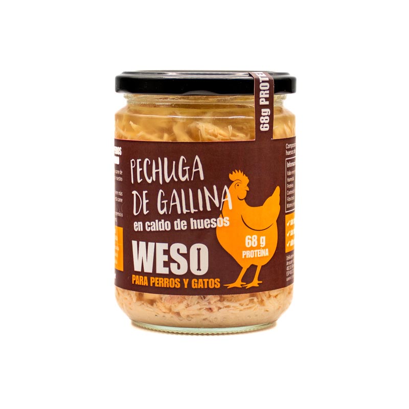 Peito de Frango em Caldo de Osso - 400g - WESO