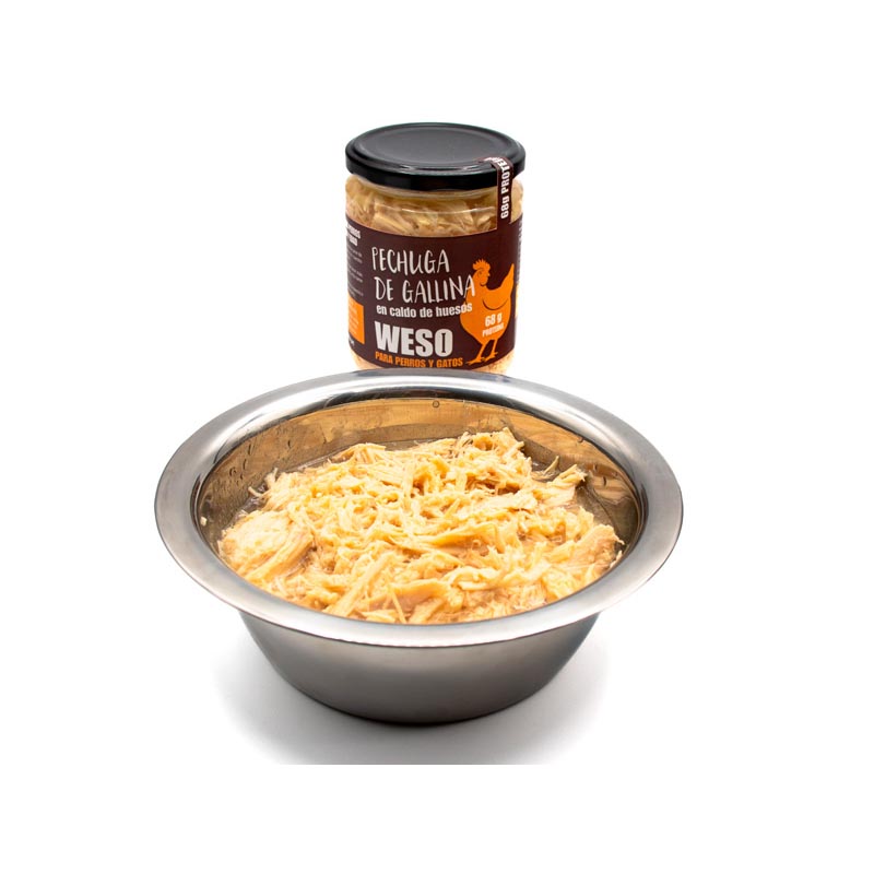 Peito de Frango em Caldo de Osso - 400g - WESO