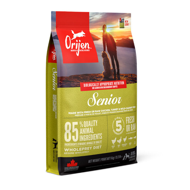 ORIJEN Senior - Pienso sin cereales para perros mayores 2KG