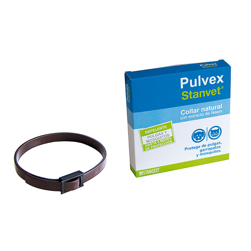 Collar repelente natural para perros y gatos. Stangest PULVEX
