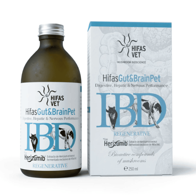 HIFAS GUT & BRAIN IBD | Sistema Digestivo, Hepático e Nervoso para Cães e Gatos 250 ml