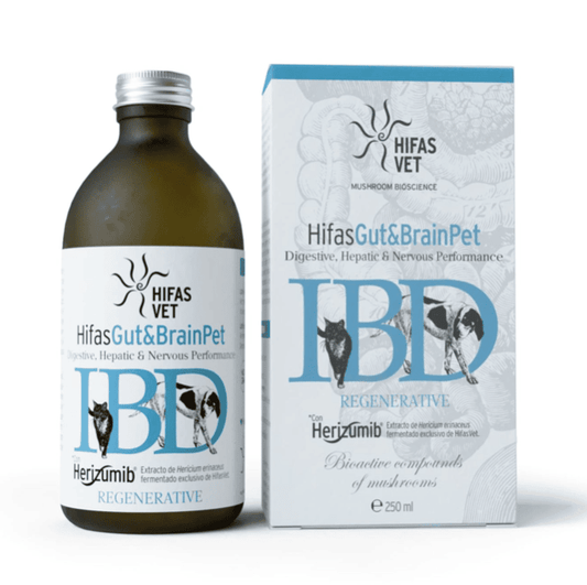 HIFAS GUT & BRAIN IBD | Sistema Digestivo, Hepático e Nervoso para Cães e Gatos 250 ml