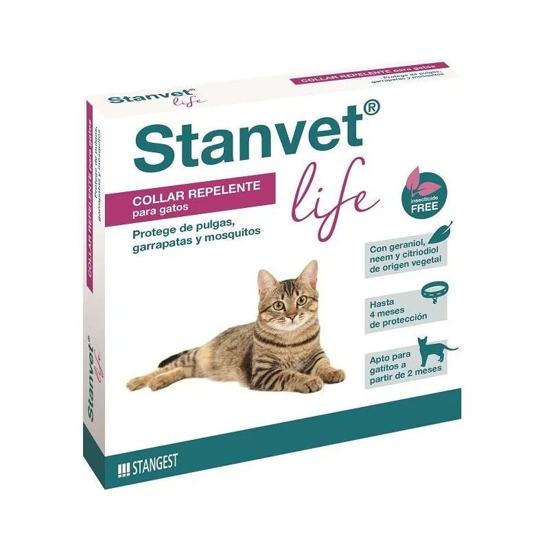 Collar Repelente Stanvet Life Gato