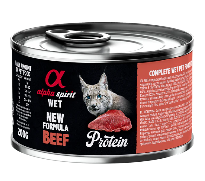 Alpha Spirit Lata De Ternera Para Gatos Esterilizados | Monoproteica