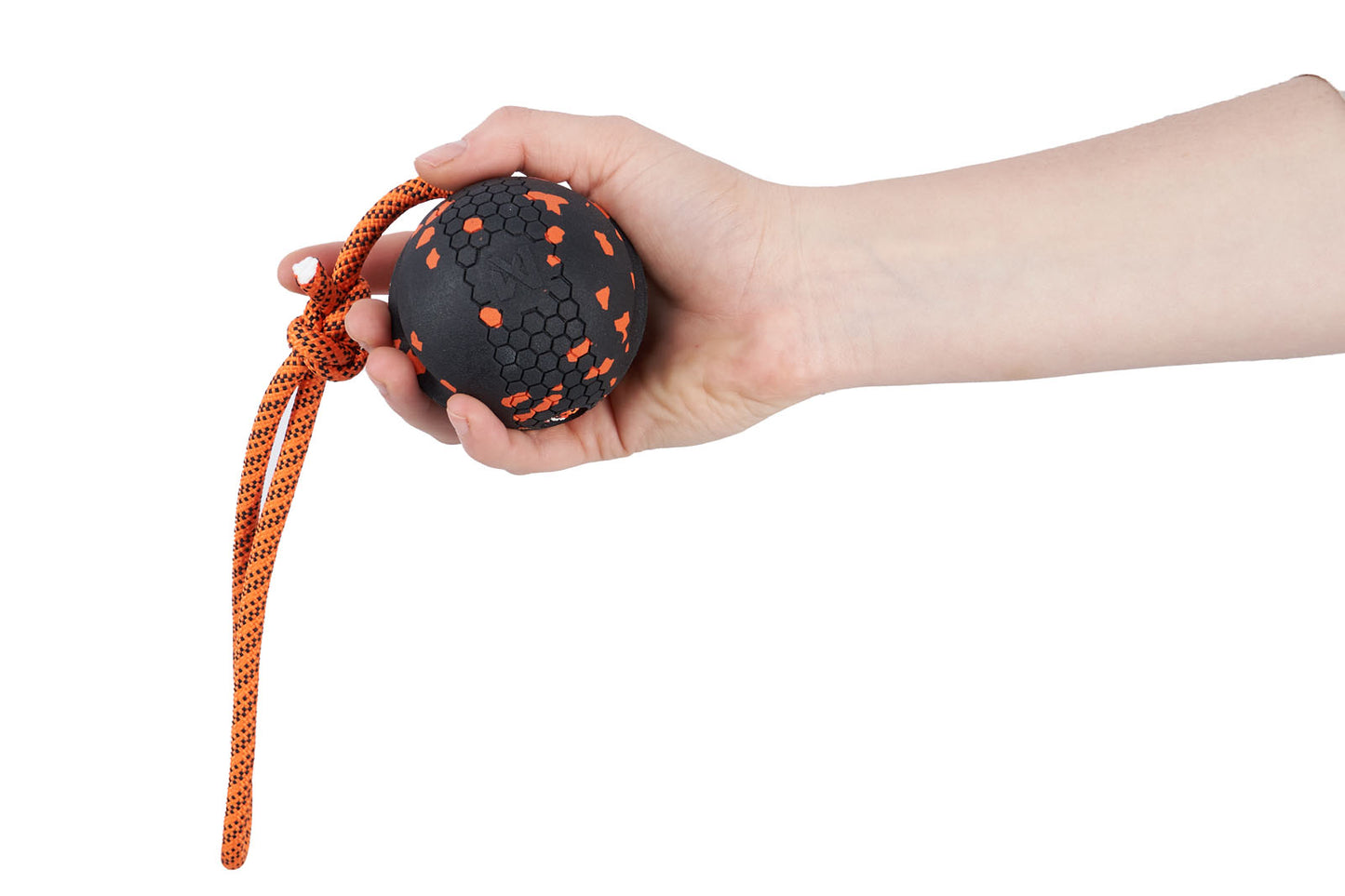Bola com Corda | Borracha Natural | Brinquedos para Cães Non-Stop